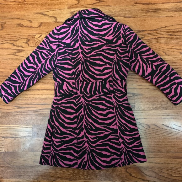 Vintage Couture Jackets & Coats Vintage Couture Girls Pink Zebra